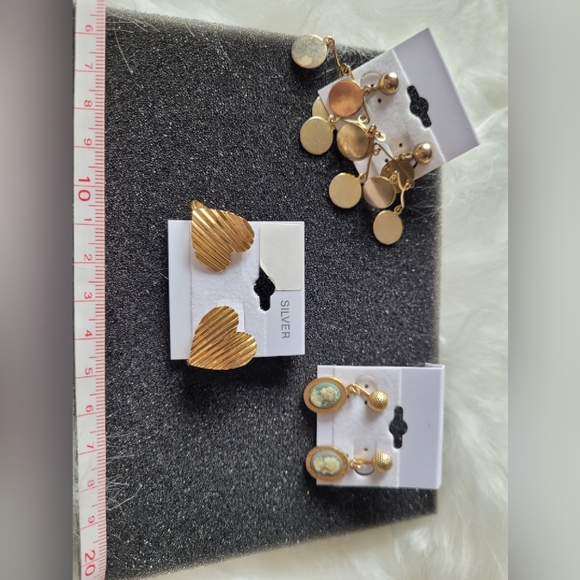 Lot 3 Pairs Vintage Earrings